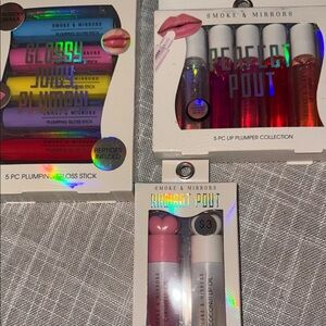 Smoke & Mirrors Pink Lip Plumper Duo - Glossy Juicy Plump